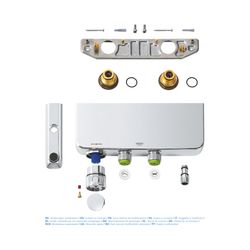 Grohe Grohtherm SmartControl Thermostat-Wannenbatterie 1/2" chrom 34718000... GROHE-34718000 4005176457647 (Abb. 1)