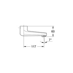 Grohe Gussauslauf chrom 13269000 4005176883132... GROHE-13269000 4005176883132 (Abb. 1)