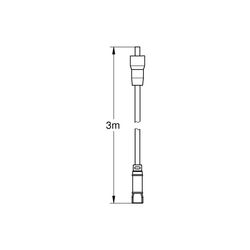 Grohe Verlängerungskabel für Strom 3m für Sense Guard Weiß... GROHE-22521LN0 4005176437151 (Abb. 1)
