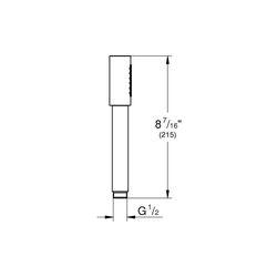 Grohe Sena Handbrause 1 Strahlart chrom 26465000... GROHE-26465000 4005176423918 (Abb. 1)