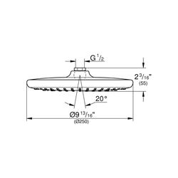 Grohe Tempesta 250 Kopfbrause chrom 26666000... GROHE-26666000 4005176580536 (Abb. 1)