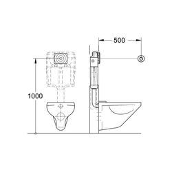 Grohe Surf Pneumatik-Betätigung chrom 37059000... GROHE-37059000 4005176142857 (Abb. 1)