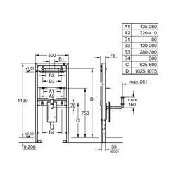 Grohe Rapid SL Element für Waschtisch mit Geruchverschluss 38625001... GROHE-38625001 4005176863585 (Abb. 1)