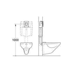 Grohe Skate Cosmopolitan Abdeckplatte alpinweiß 38732SH0... GROHE-38732SH0 4005176836138 (Abb. 1)