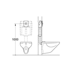 Grohe Skate Abdeckplatte edelstahl 38862SD0... GROHE-38862SD0 4005176834721 (Abb. 1)