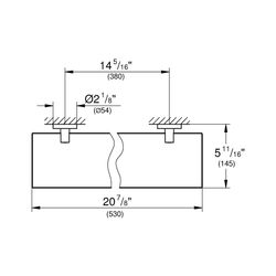 Grohe Essentials Glasablage supersteel 40799DC1... GROHE-40799DC1 4005176413216 (Abb. 1)