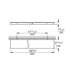 Grohe Allure Ablage warm sunset gebürstet 40965DL1... GROHE-40965DL1 4005176531187 (Abb. 1)