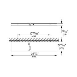 Grohe Allure Ablage warm sunset gebürstet 40965DL1... GROHE-40965DL1 4005176531187 (Abb. 1)