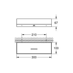 Grohe Allure Ablagekorb hard graphite 40966A01... GROHE-40966A01 4005176531293 (Abb. 1)