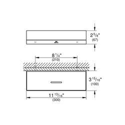 Grohe Allure Ablagekorb hard graphite 40966A01... GROHE-40966A01 4005176531293 (Abb. 1)