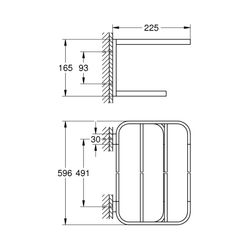 Grohe Selection Multi-Badetuchhalter chrom 41066000... GROHE-41066000 4005176578083 (Abb. 1)