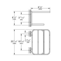 Grohe Selection Multi-Badetuchhalter chrom 41066000... GROHE-41066000 4005176578083 (Abb. 1)