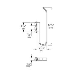 Grohe Selection Reserve-Toilettenpapierhalter (2 Rollen) supersteel 41067DC0... GROHE-41067DC0 4005176578205 (Abb. 1)