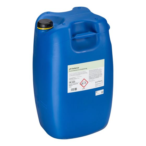 Grünbeck Dosierchemikal pH-balance, verdünnte alkalische Lösung, 60L Stapelkanister, 160000010000