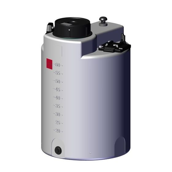 Grünbeck Dosierbehälter 200L-ARW, HDPE, mit Automatikrührwerk, 163000090000
