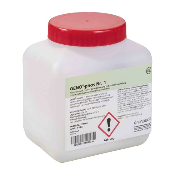 Grünbeck Dosierchemikal GENO-phos Nr.1 Gebinde: 0,5 kg-Behälter