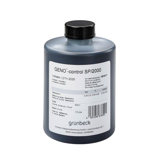 Grünbeck Resthärte-Indikator CTH 2025, 0,05-0,5 Grad dH, 500ml, 172244