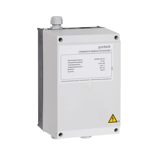 Grünbeck Schaltkasten für Attraktionen mit Piezoschalter, 1,9-4,9kW