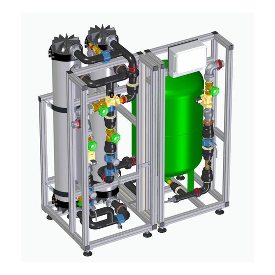 Grünbeck Ultrafiltrationsanlage ultraliQ:MA10000, 10,0m3/h, 2,5-6,0 bar, DN 50, 230V, 120m2, 1500x860x1850mm, 535160