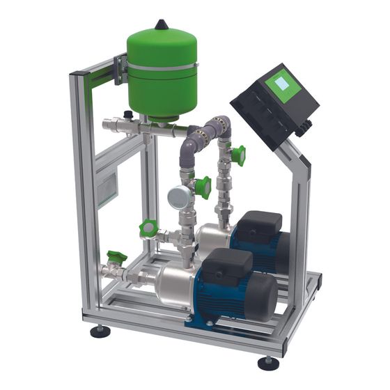 Grünbeck Druckerhöhungsanlage Geno-HR-X 2/40-2 N, 2,0kW, 230V, 1,2-4,2m3/h, Saug DN 25, Druck DN 25, 730461