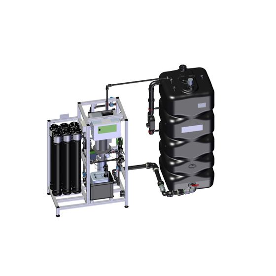 Grünbeck Umkehrosmose Konzentratstufe osmoliQ:KA2200, 2200l/h, 2,1kW, 400V, 1000L, 756000050000