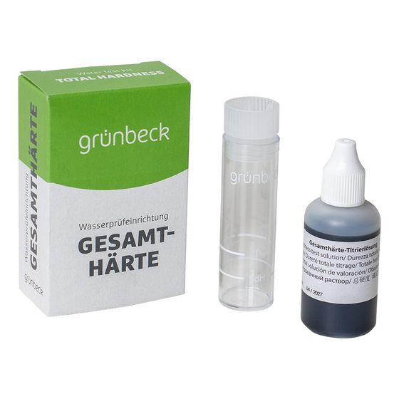Grünbeck Wasserprüfeinrichtung Gesamthärte Grad dH und Grad f