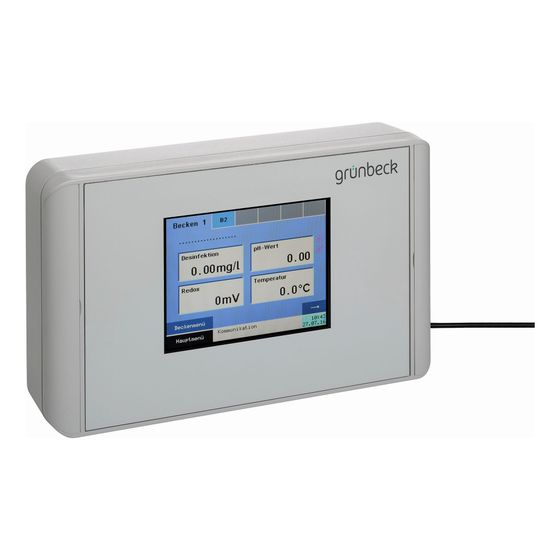 Grünbeck Touchpanel mit Aufputzgehäuse