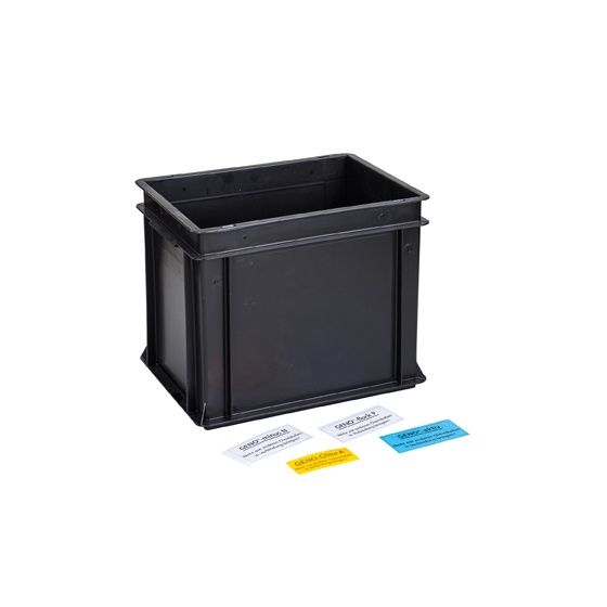 Grünbeck Chemikalien-Auffangwanne für 20l Gebinde, säure- und laugebeständiger Kunststoff 400x300x325mm