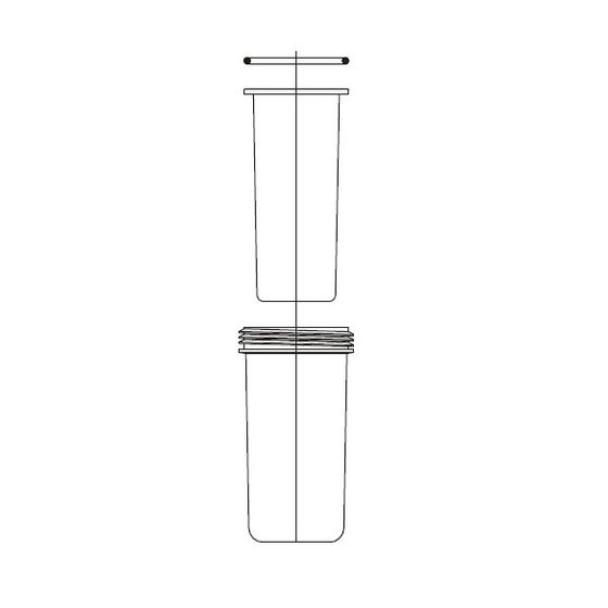 Grünbeck Filterglocke mit Schutzglocke für GENO-Feinfilter FS 1