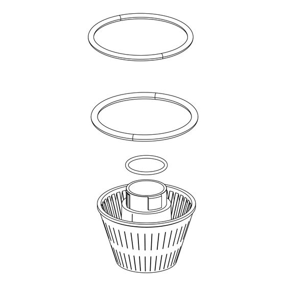 Grünbeck Harzfänger mit O-Ring zu GS2/G2, GE2 / GSE2, VGC/VSC, GSX, VGX, VGX-N, VFX, softliQ