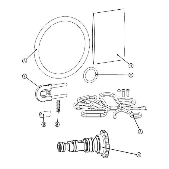 Grünbeck Servicekit Steuerventil mit Injektor MC/MD32, PA/PB und safeliQ EA/E