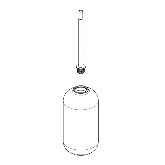Grünbeck Druckflasche gefüllt inkl. Harzfänger und Steigrohr zu softliQ SC18, SD 18, MC32, MD32