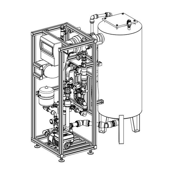 Grünbeck Oxidationsfilteranlage fermaliQ:MB3000, 3,0m3/h, DN 25/DN 40, 920x1630x1800mm, 230V, Edelstahl/Aluminium, 530000010000