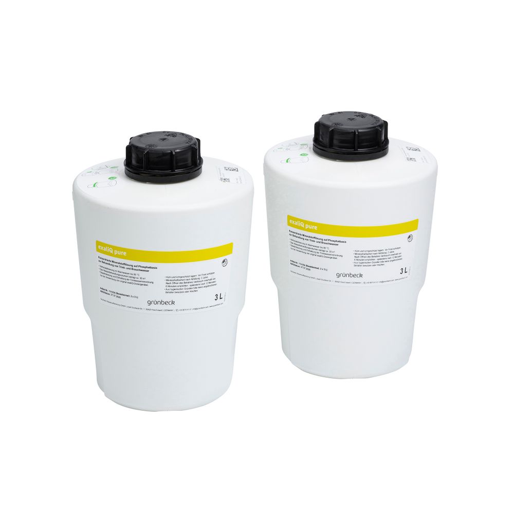 Grünbeck Mineralstofflösung exaliQ pure Härtestabilisierung, 3l Flasche, 2 Stück... GRUENBECK-114034 4031246730662 (Abb. 1)