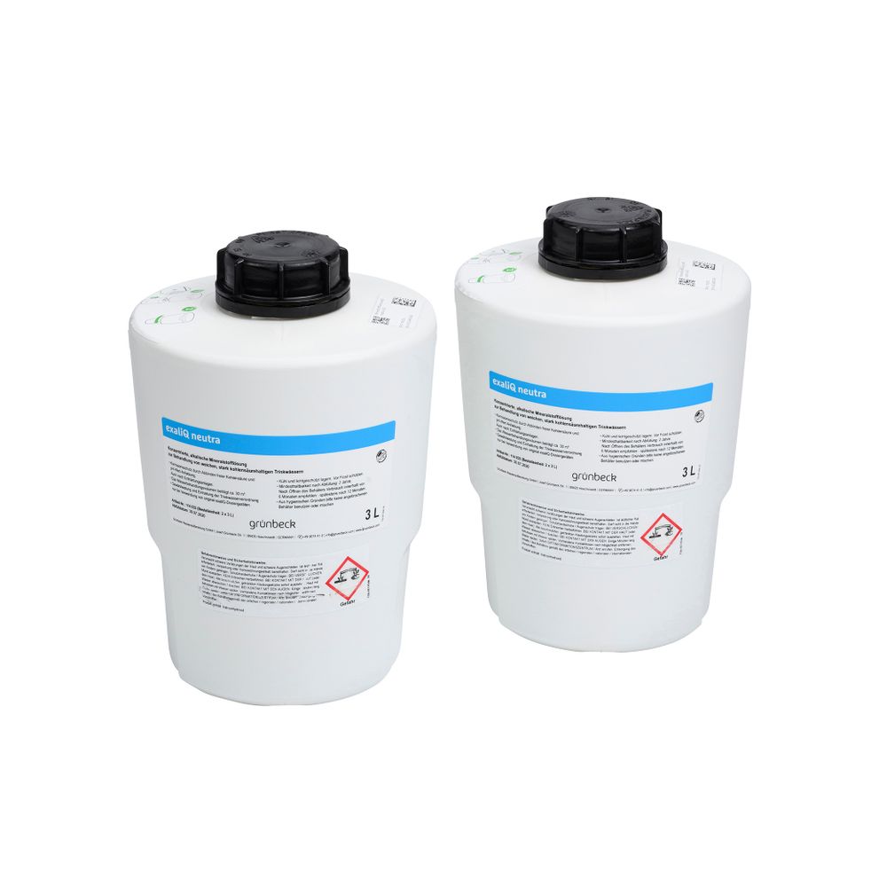 Grünbeck Mineralstofflösung exaliQ neutra pH-Wert-Anhebung, 3l Flasche, 2 Stück... GRUENBECK-114035 4031246730679 (Abb. 1)