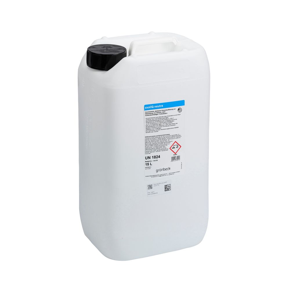 Grünbeck Mineralstofflösung exaliQ neutra pH-Wert-Anhebung, 15l Stapelkanister... GRUENBECK-114075 4031246730716 (Abb. 1)