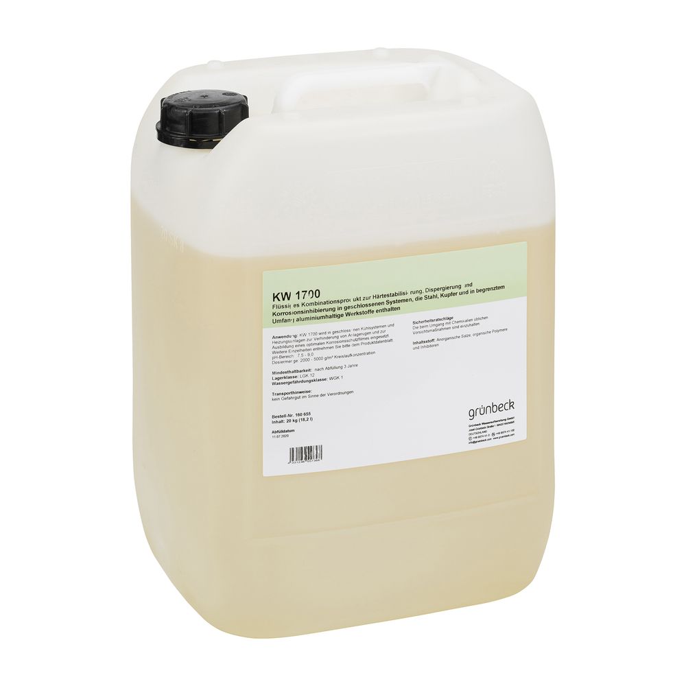 Grünbeck Dosierchemikal KW 1700, molybdänhaltiger Korrosionsinhibitor, 20kg, 160655... GRUENBECK-160655 4031246557368 (Abb. 2)