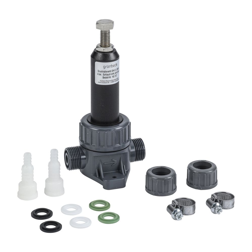 Grünbeck Druckhalteventil DHV 3. CB18, 4 bar Schlauch ID 6mm, ID 12mm, 163137... GRUENBECK-163137 4031246724715 (Abb. 2)
