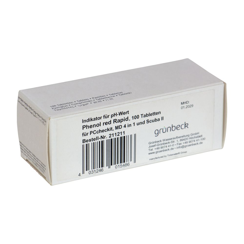 Grünbeck Indikator für pH-Wert, 100 Tabletten... GRUENBECK-211211 4031246015486 (Abb. 3)