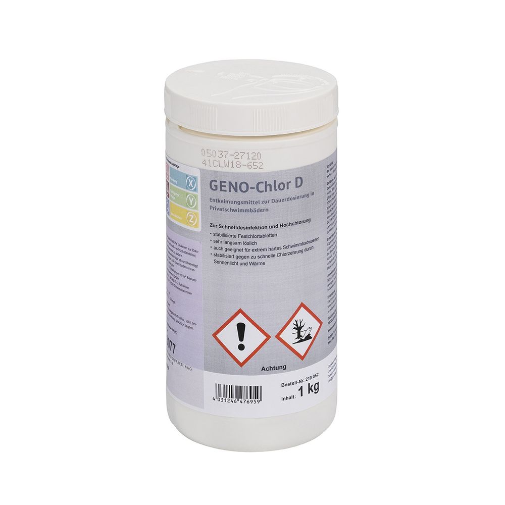 Grünbeck GENO-Chlor D Dose Inhalt 1 kg... GRUENBECK-210052000100 4031246771658 (Abb. 1)
