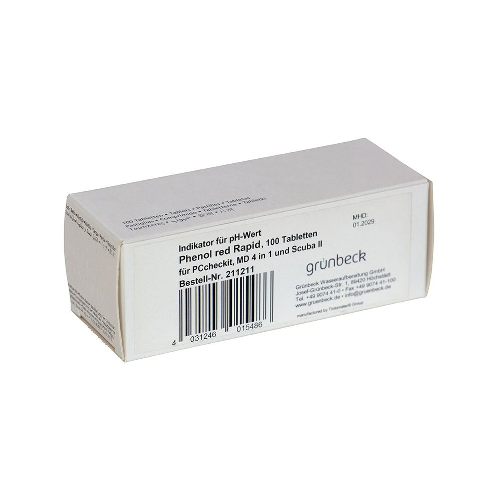 Grünbeck Indikator für pH-Wert, 100 Tabletten... GRUENBECK-211211 4031246015486 (Abb. 2)