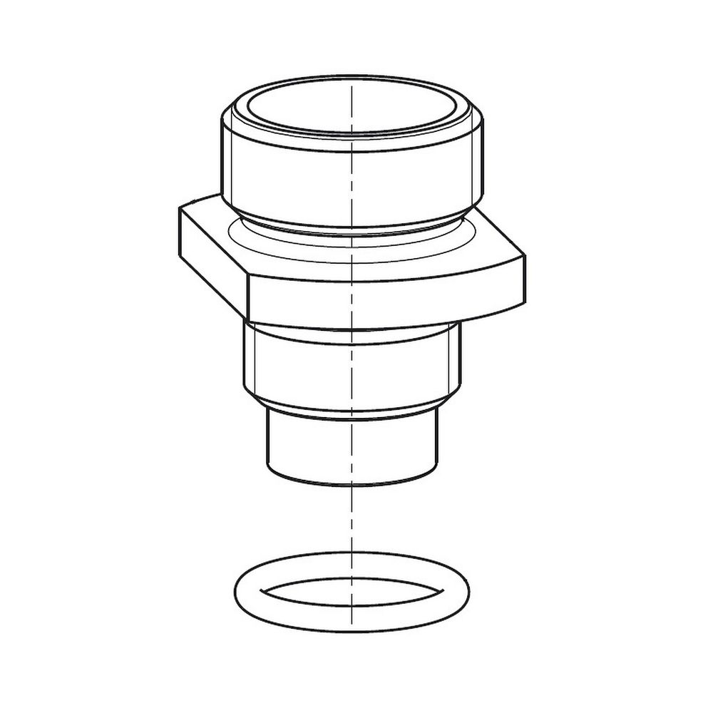 Grünbeck Hallaufnahme mit O-Ring für Trinkwasserzähler... GRUENBECK-119635 4031246067829 (Abb. 1)