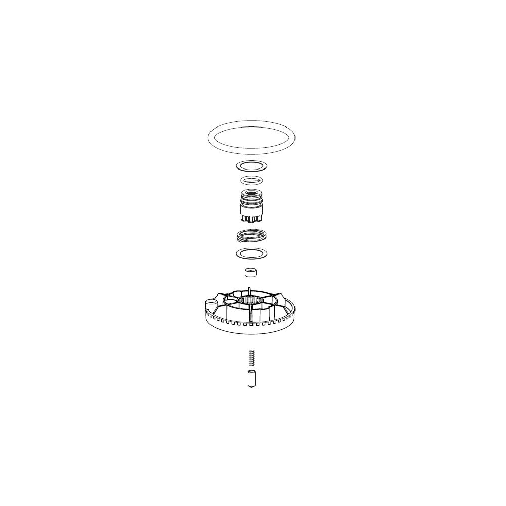 Grünbeck Regenerationsscheibe oben für Enthärtungsanlagen softliQ SC23, SD23 un... GRUENBECK-100108140001 4031246755030 (Abb. 1)