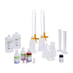 Grünbeck Wasserprüfeinrichtungs Set, 2 Büretten, 3 Erlenmeyerkolben, 2 Meßzylindern, ... GRUENBECK-170109 4031246011808 (Abb. 1)