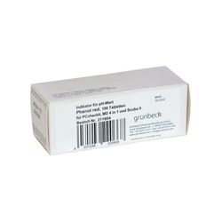 Grünbeck Indikator Phenolred, 100 Tabletten... GRUENBECK-211604 4031246220668 (Abb. 1)