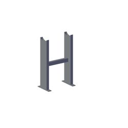 Grünbeck Bodengestell violiQ/Geno-UV, Rahmenprofilgestell horizontal, Edelstahl 1.440... GRUENBECK-523815 4031246729567 (Abb. 1)