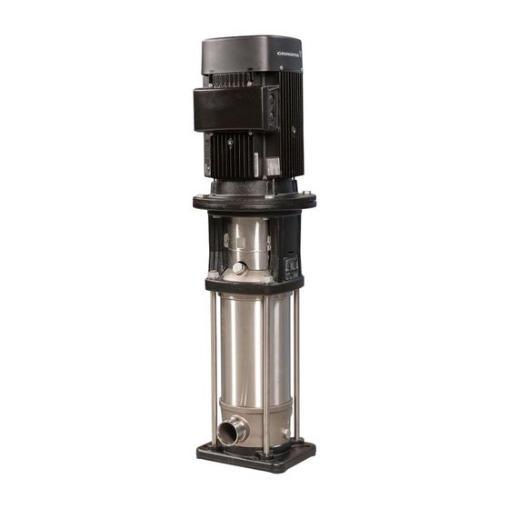 Grundfos Vertikale Kreiselpumpe CRI 15-9 A-P-A-E-HQQE, 3x400/690V max. 16 bar max. Förderh. 127m Volumenstr. 17m3/h