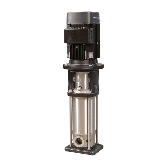 Grundfos Vertikale Kreiselpumpe CRI 10-2 A-CA-A-E-HQQE, 3x230/400V max. 16 bar max. Förderh. 20,2m Volumenstr. 10m3/h