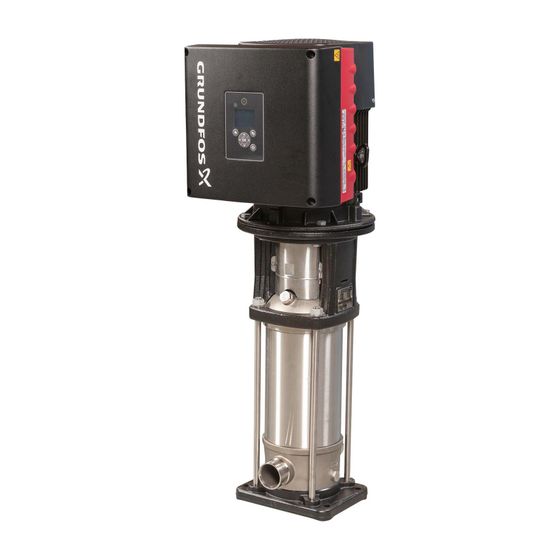 Grundfos Vertikale Kreiselpumpe CRNE 3-11 A-P-A-E-HQQE, 3x380-500V max. 25 bar max. Förderh. 106,5m Volumenstr. 3,62m3/h