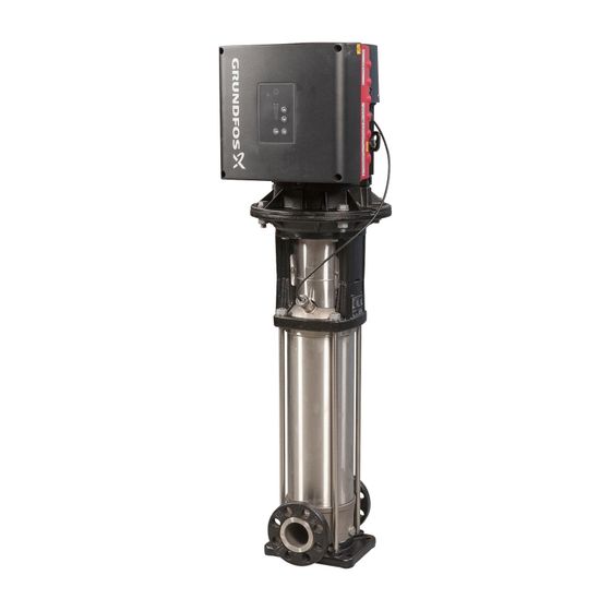Grundfos Vertikale Kreiselpumpe CRNE 10-3 N-FGJ-A-V-HQQV, 3x380-500V max. 25 bar max. Förderh. 44m Volumenstr. 11,72m3/h